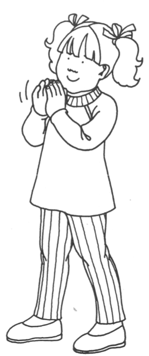 Eine Zeichnung von einem Mädchen