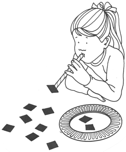 Zeichnung von einem Mädchen das das Spiel spielt