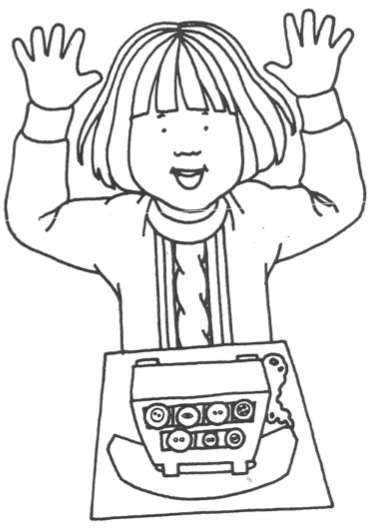 Eine Zeichnung von einem Kind