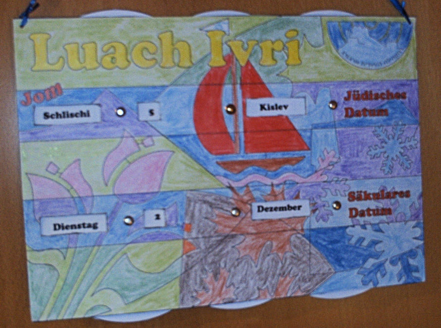 Fertiggebastelter Kalender